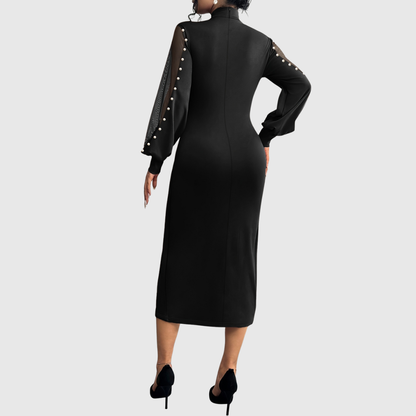 Genora – Formelle Elegante Robe mit Fließenden Ärmeln