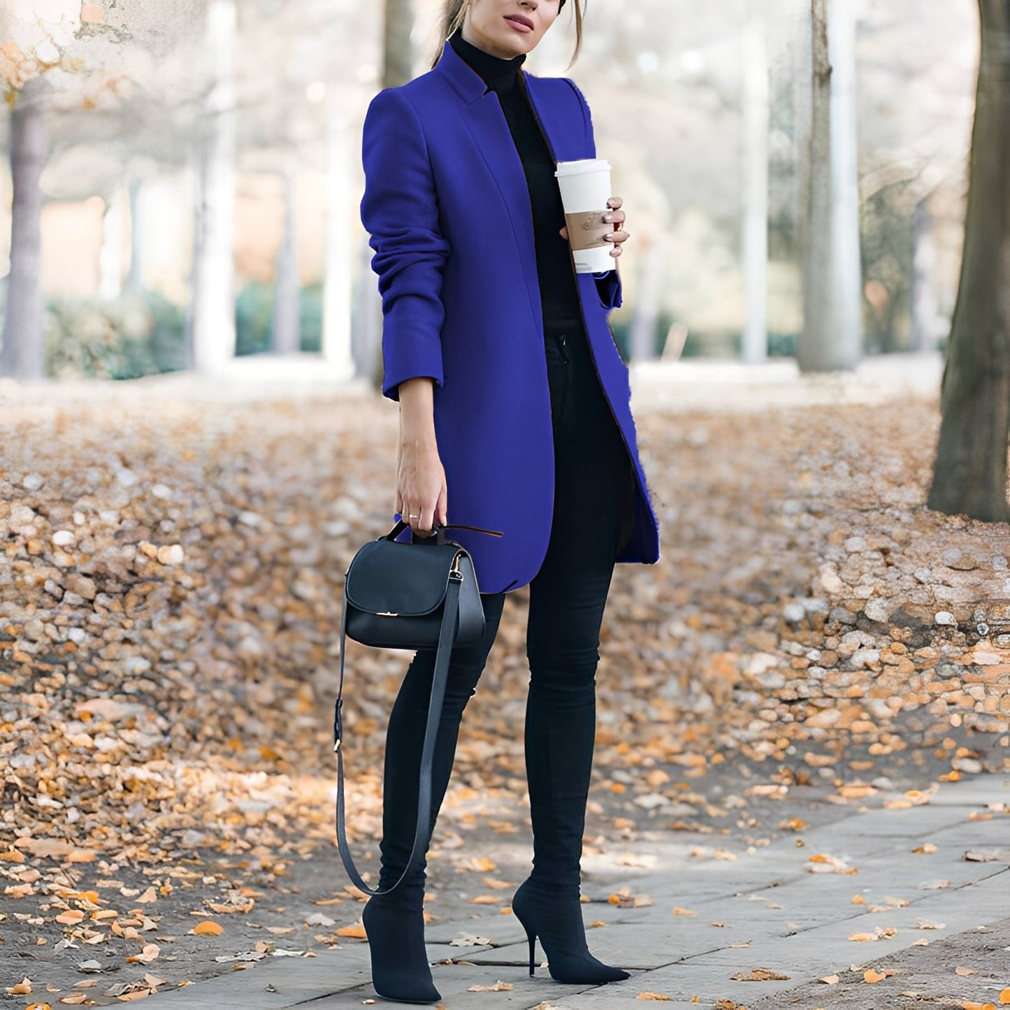 Jazmin - Wygodna, kolorowa damska marynarka z wełny