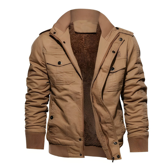 Gary - Coole Herren-Fleecejacke mit Taschen