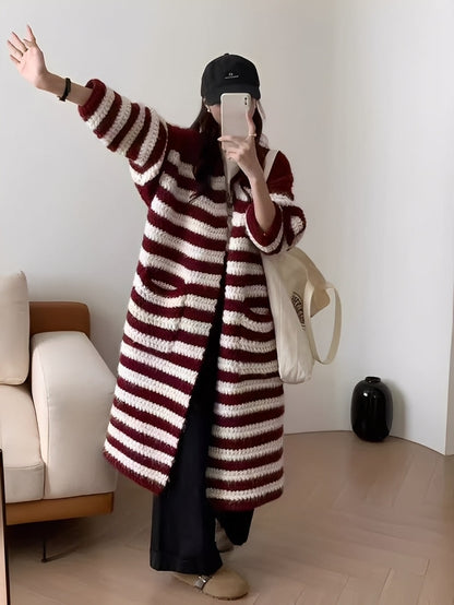 Rosaleen - modny, wygodny długi płaszcz dla kobiet