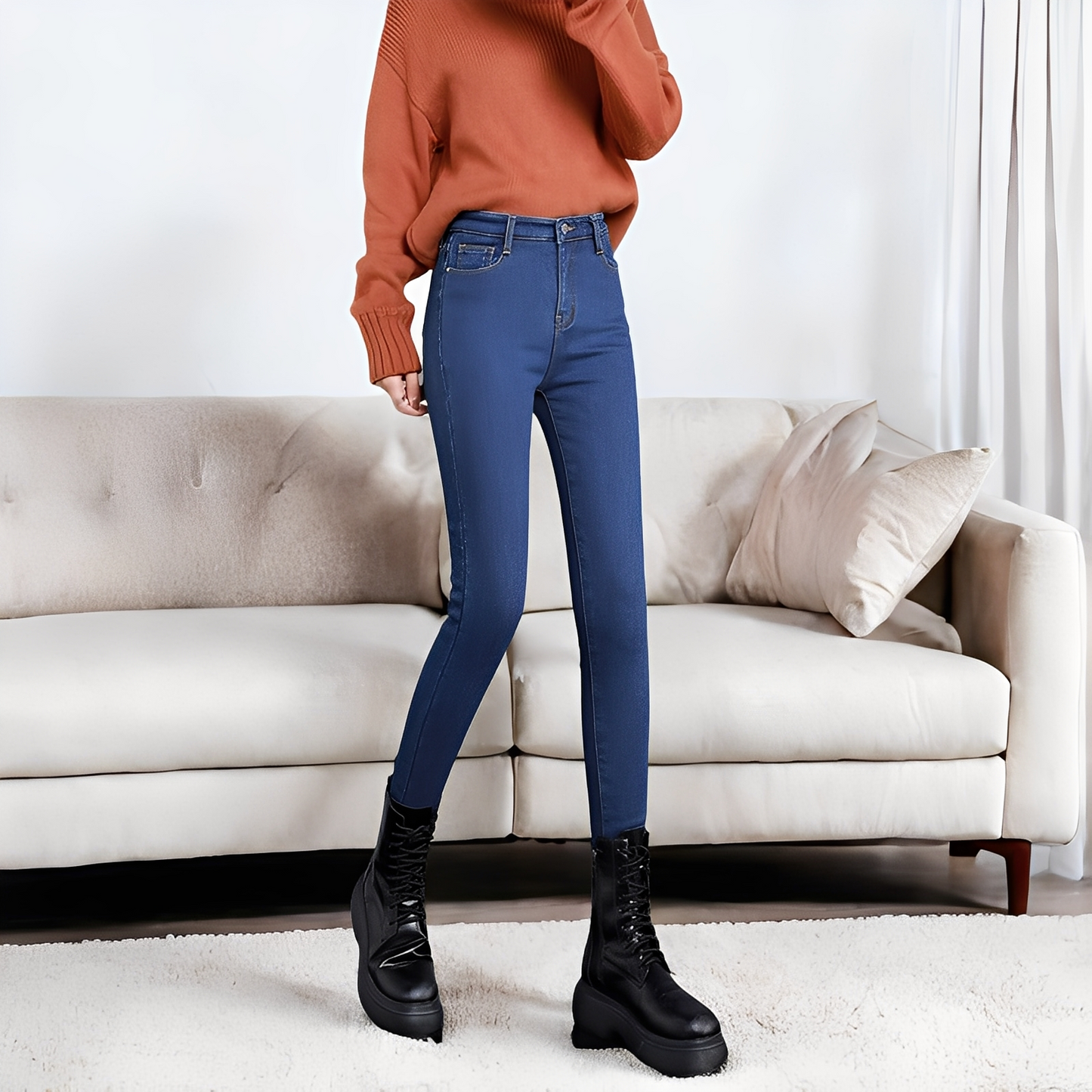 Betty - Kuschelige Thermo-Skinnyjeans für Damen