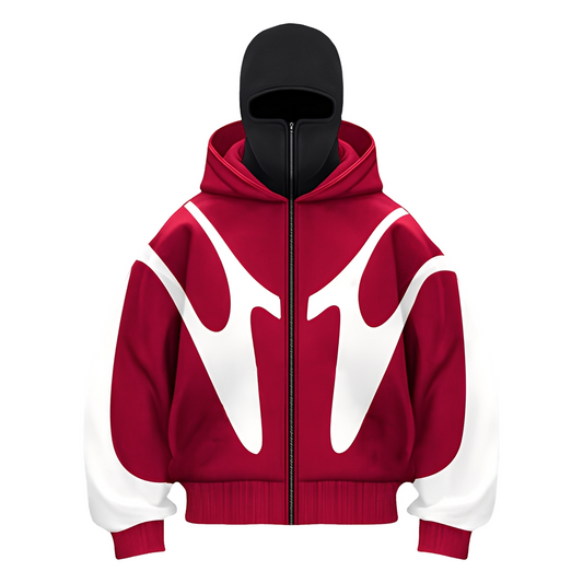 Patrick - Stylowa bluza z kapturem z osłoną na twarz dla mężczyzn