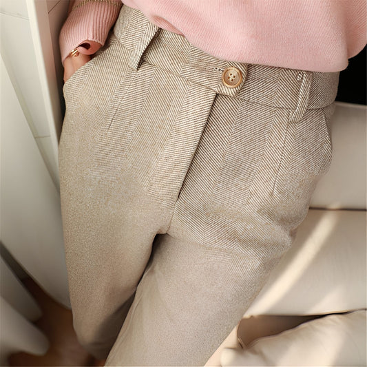 Daren - Schicke schmale Wollhose für Herren