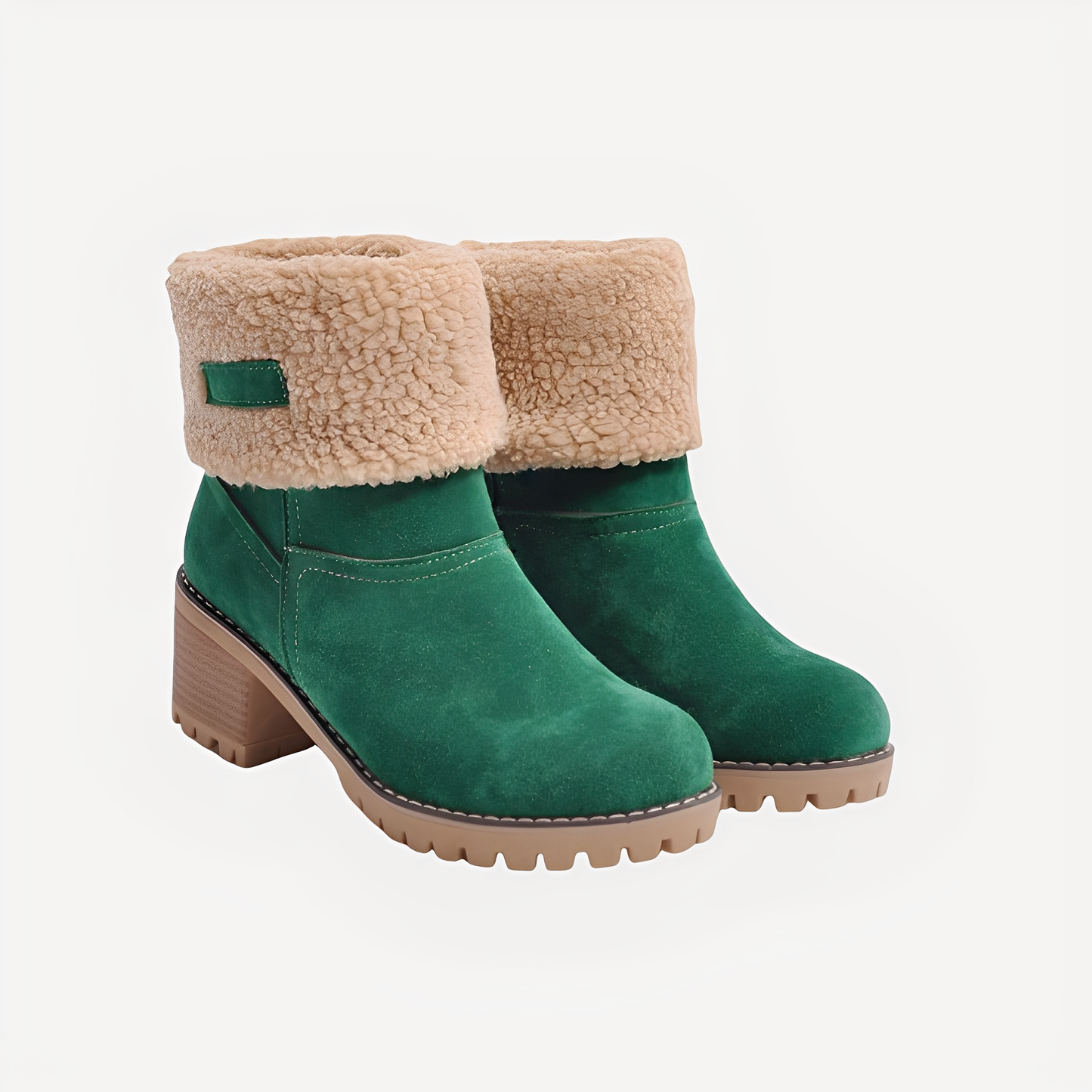 Claudia - Stylish, warm winter boots with heels for women