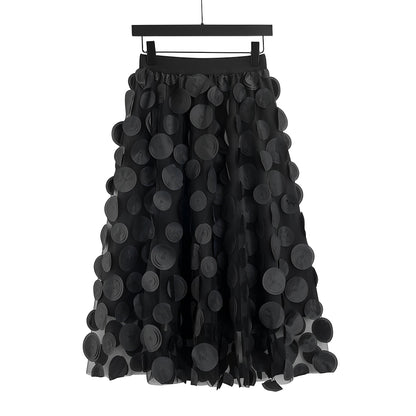 Haylee - Schicker Mesh-Midirock für Damen