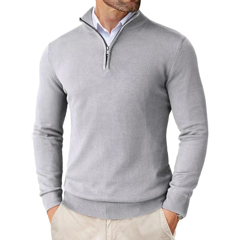 Bowen - Modern men's sweater with zipper