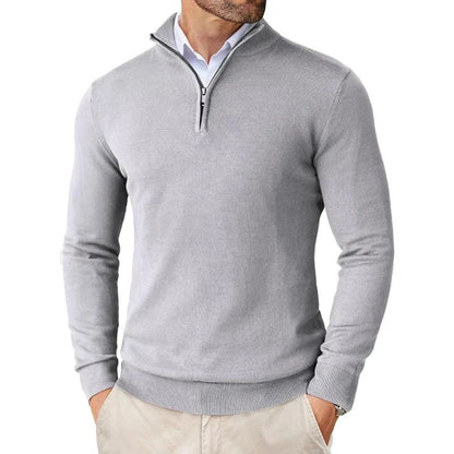 Bowen - Modern men's sweater with zipper