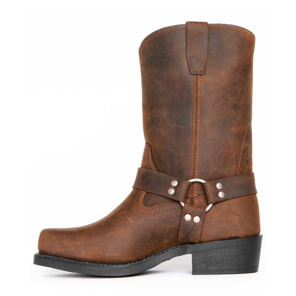 Crofton - Bottes cowboy en cuir confortables pour hommes