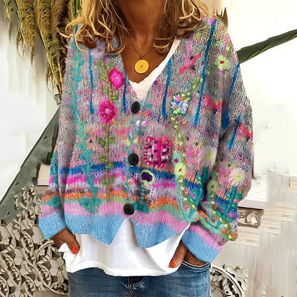 Daphné - Bequemer und farbenfroher Pullover für Damen