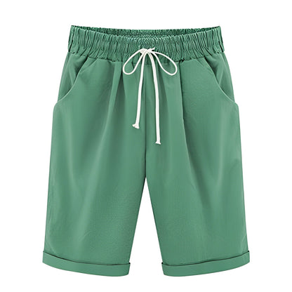 Dona - Bequeme elastische Sommerschorts für Damen