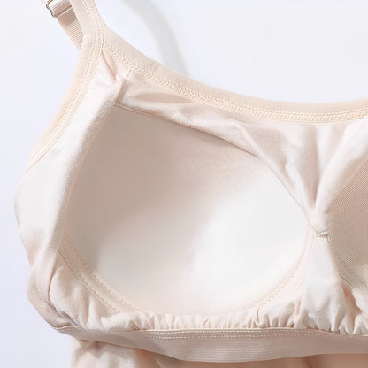 Elfrieda - Luftiges, angenehmes Top mit integriertem BH für Damen