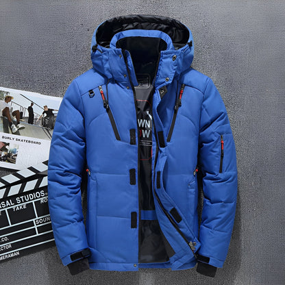 Damian - Stylowa męska bluza z kapturem z wieloma kieszeniami