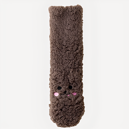Judith - Edle Winterbodysocken aus Samt für Frauen