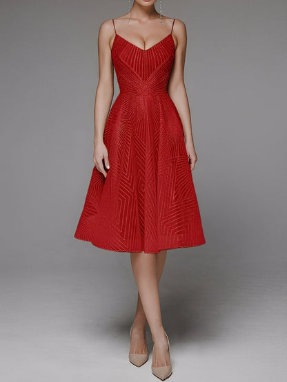 Anabelle - Elegancka damska sukienka bez rękawów na ramiączkach