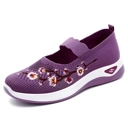 Jazmin - Comfortable and breathable women's shoes with embroidery
