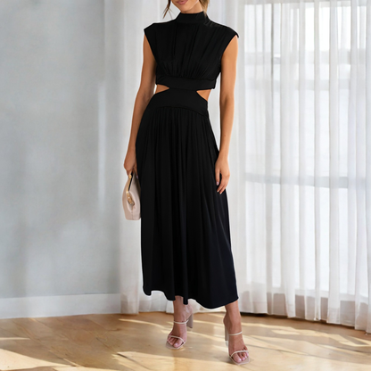 Christina - Lockeres Maxikleid mit Taillenausschnitt für Damen