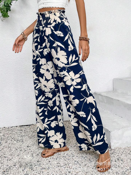Sharise - Hochgeschnittene Damenhose mit weitem Bein