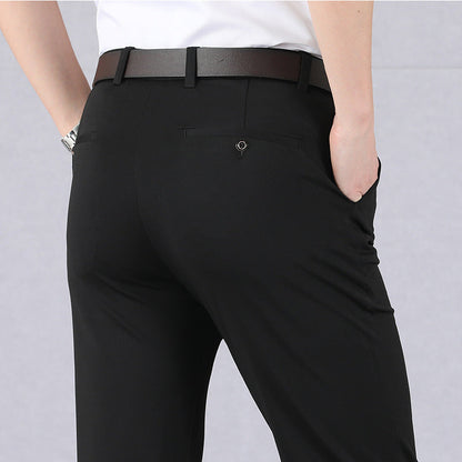 Beckett - Pantalon de costume confortable et extensible pour hommes