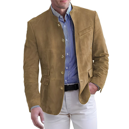 Brenden - Classic men's jacket for leisure with buttons