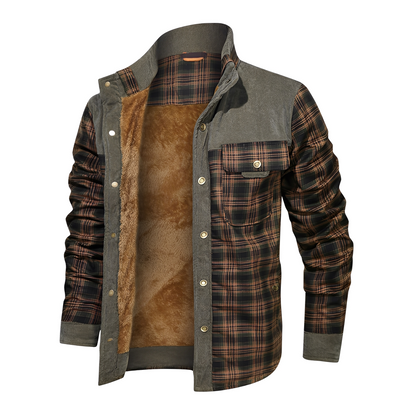 Harmon - Elegancka kraciasta marynarka męska