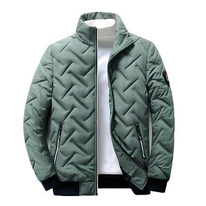 Tanner - Elegancka męska pikowana kurtka z kieszeniami