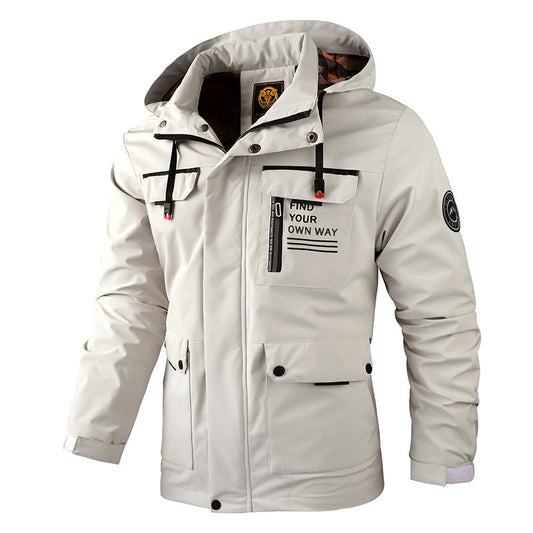 Gabriel - Wasserdichte Herren-Winterjacke mit Kapuze