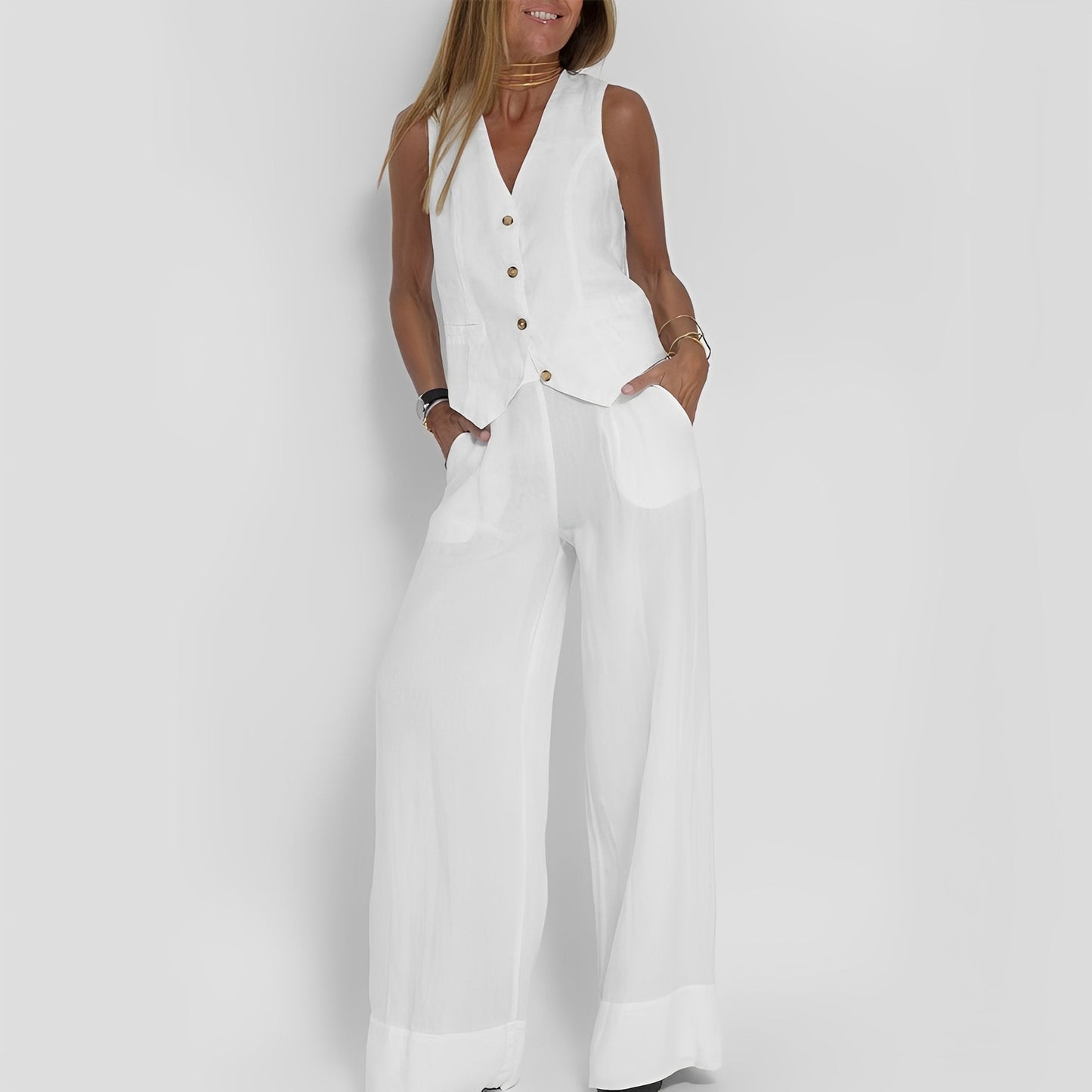 Darcie - Komfortables, locker geschnittenes Zweiteiler-Set für Damen