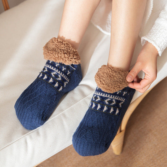 Nichole - Stilvolle, warme Antirutsch-Socken für Damen