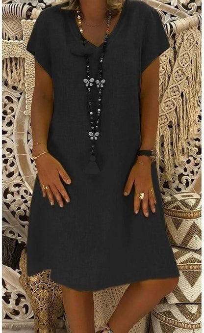 Felicia - Leichtes und bequemes Baumwollkleid