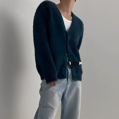 Merton - Cardigan homme confortable et décontracté en laine