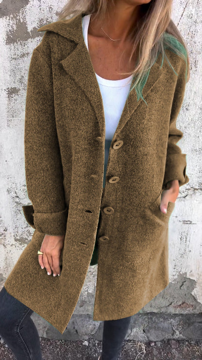 Diletta – Long knitted coat