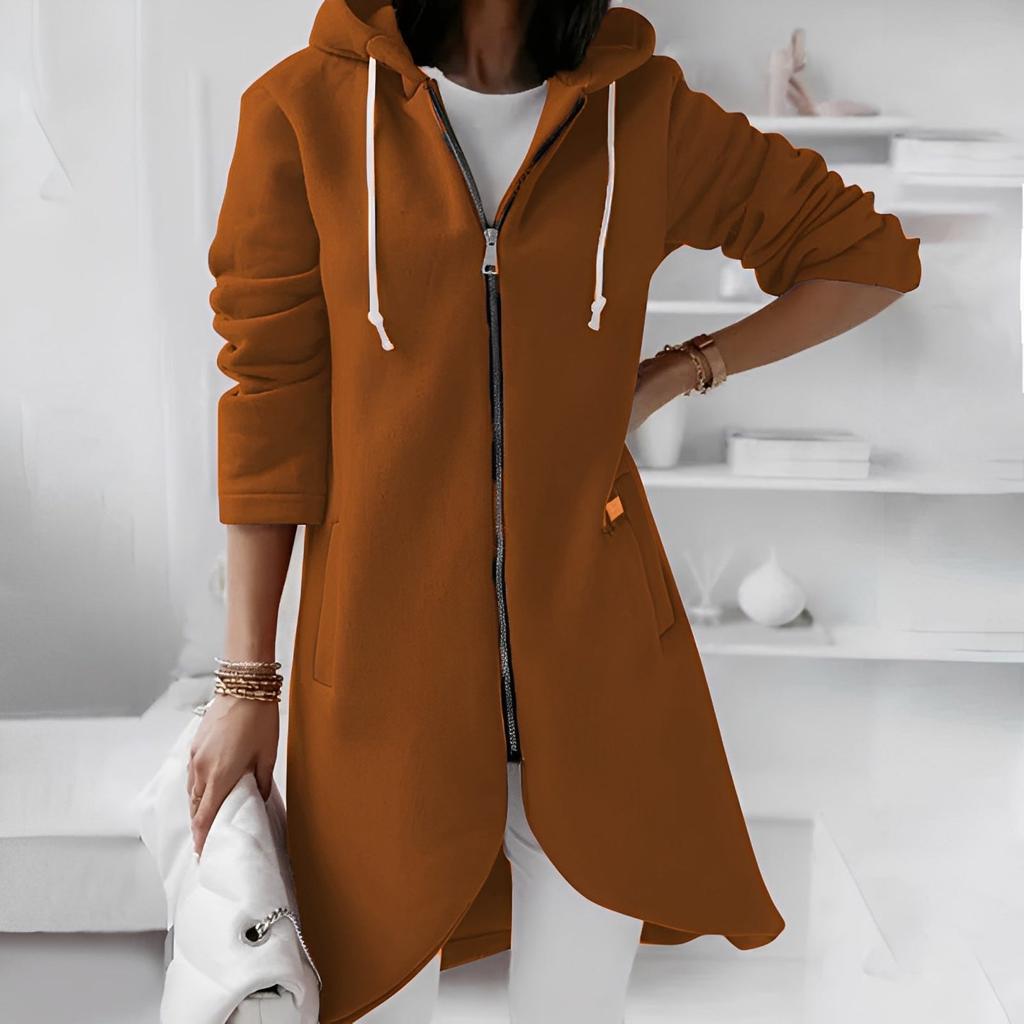 Myranda - Trendige Damen-Kapuzenjacke