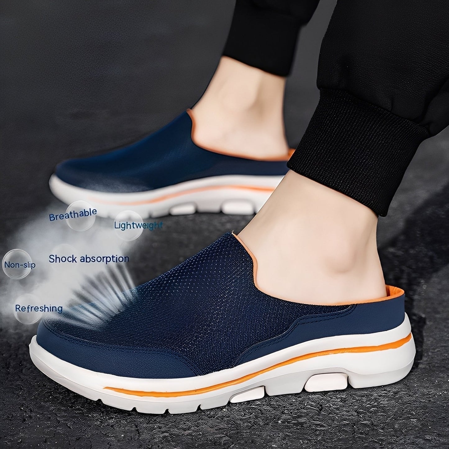 Harrison - Komfortní obuv na nošení s polstrovanou podrážkou