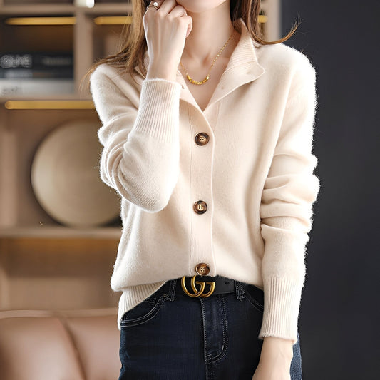 Melba - Klassischer, gemütlicher Damen-Wollpullover
