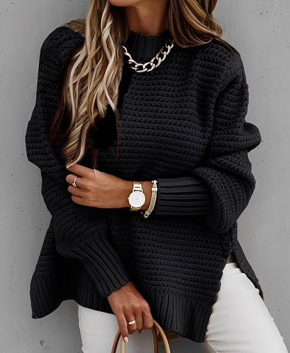 Paulene - Pull en maille oversize confortable pour femmes