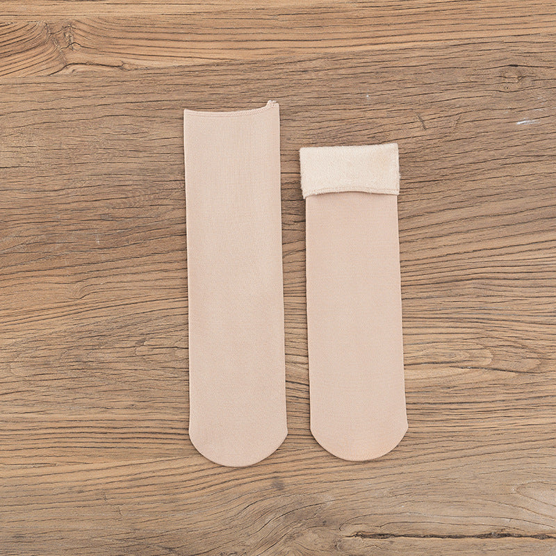 Gloria - Kuschelige Samt-Schneesocken für Damen