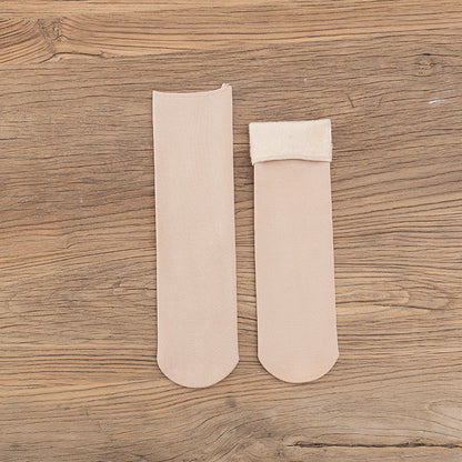 Gloria - Kuschelige Samt-Schneesocken für Damen