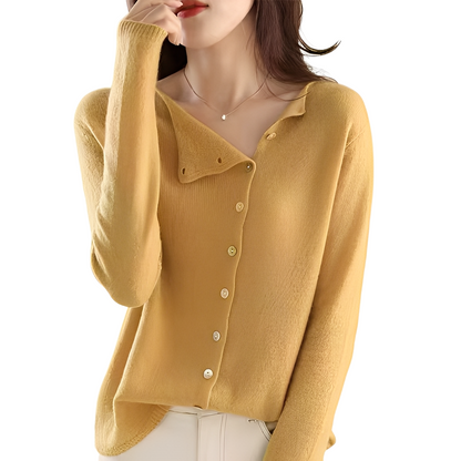 Bethanie - Lange, bequeme Wolljacke