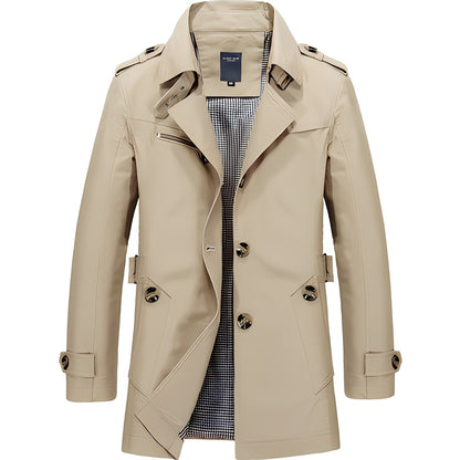 James - Stylish Men's Trench Coat