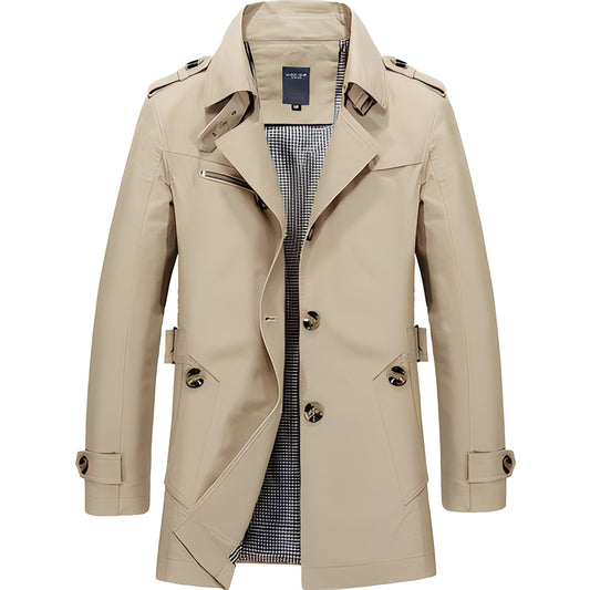James - Stylish Men's Trench Coat