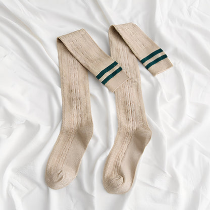 Zella - Modische Damen-Overkneesocken