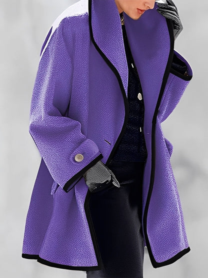 Mikayla - Warmer women's wool coat with hood