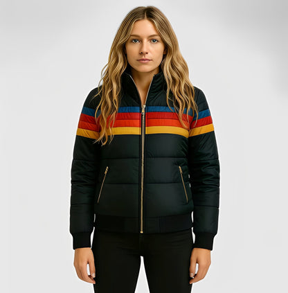 Hesterr - Abrigo con capucha calentador para mujer