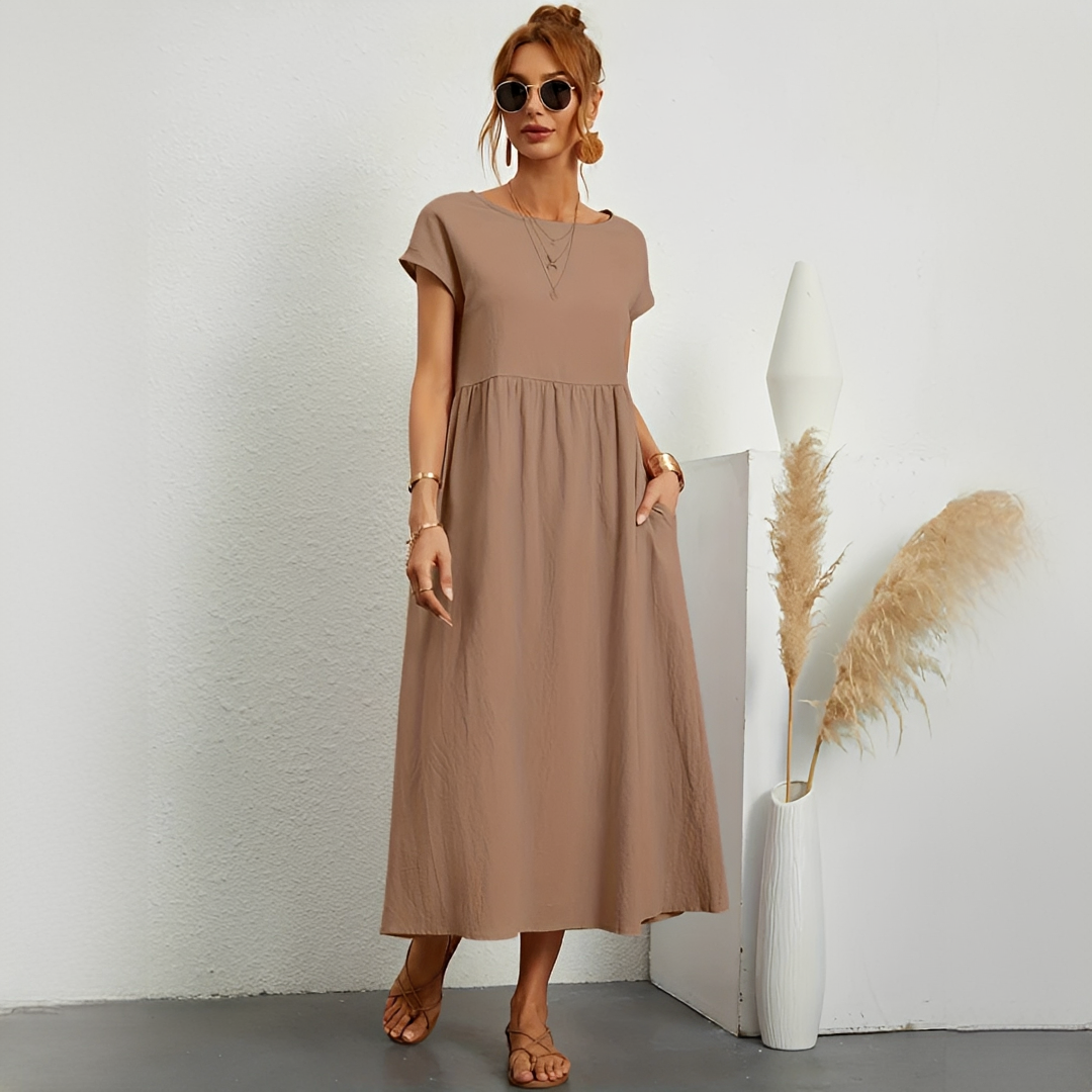 Clarise - Bequemes Damen-Sommerkleid