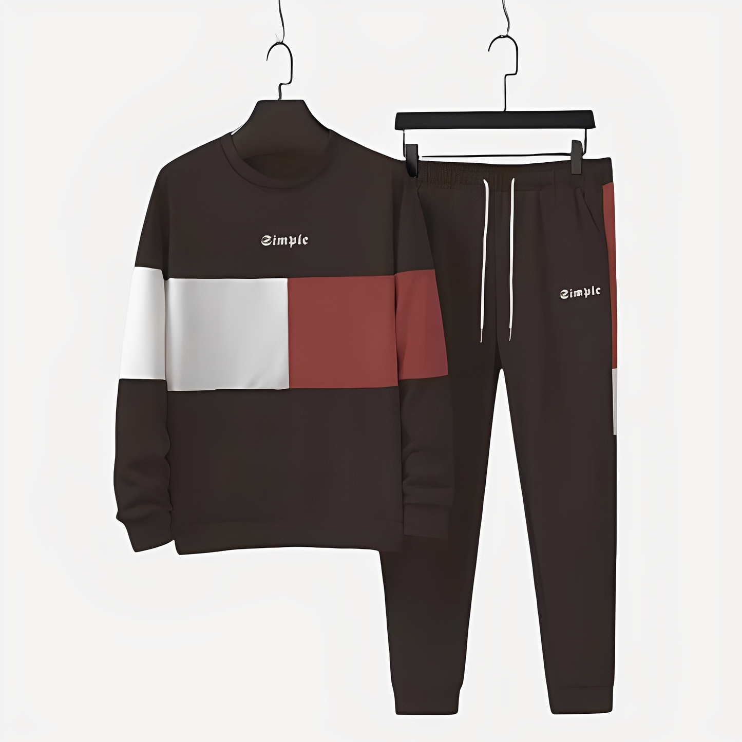 Charlton - Stylish sports set for men with color block design