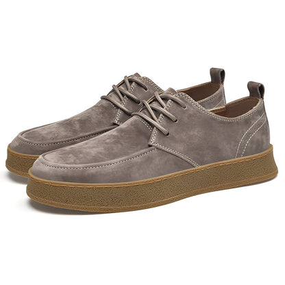 Sylvan - Elegante flache Herrenschuhe aus Wildleder