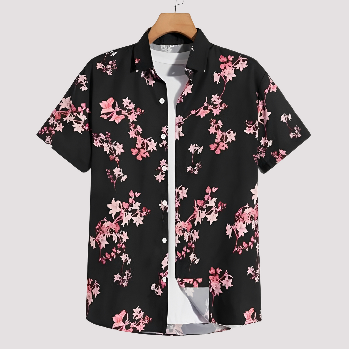 Arjun - Herren-Freizeithemd mit Hawaii-Muster