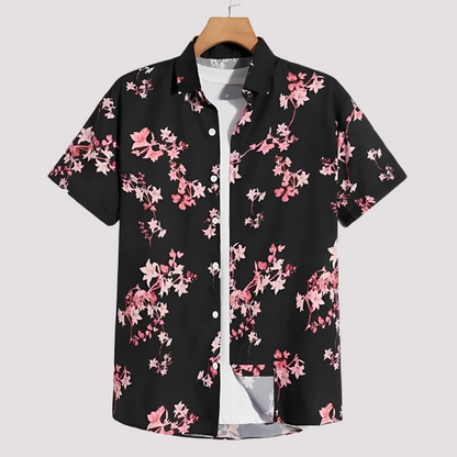 Arjun - Herren-Freizeithemd mit Hawaii-Muster