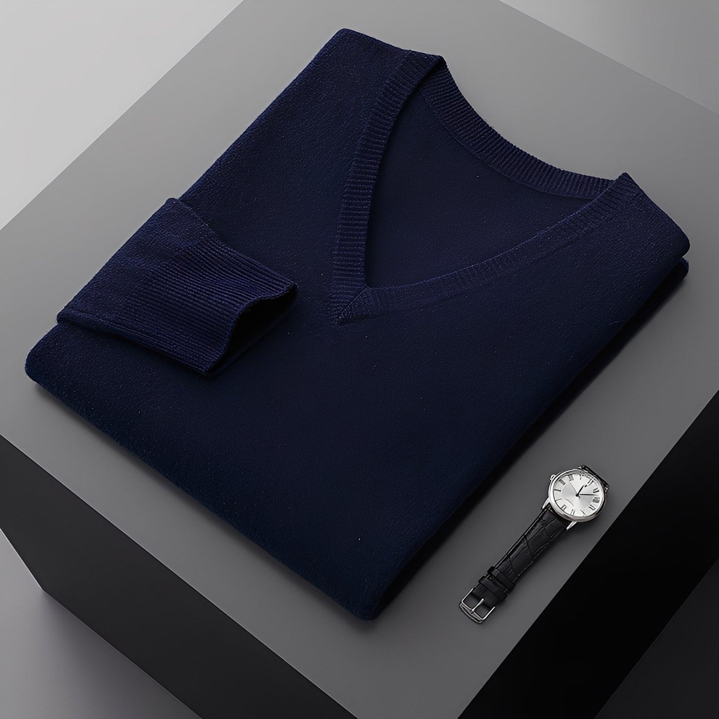 Myron - Simple Cashmere Sweater for Men