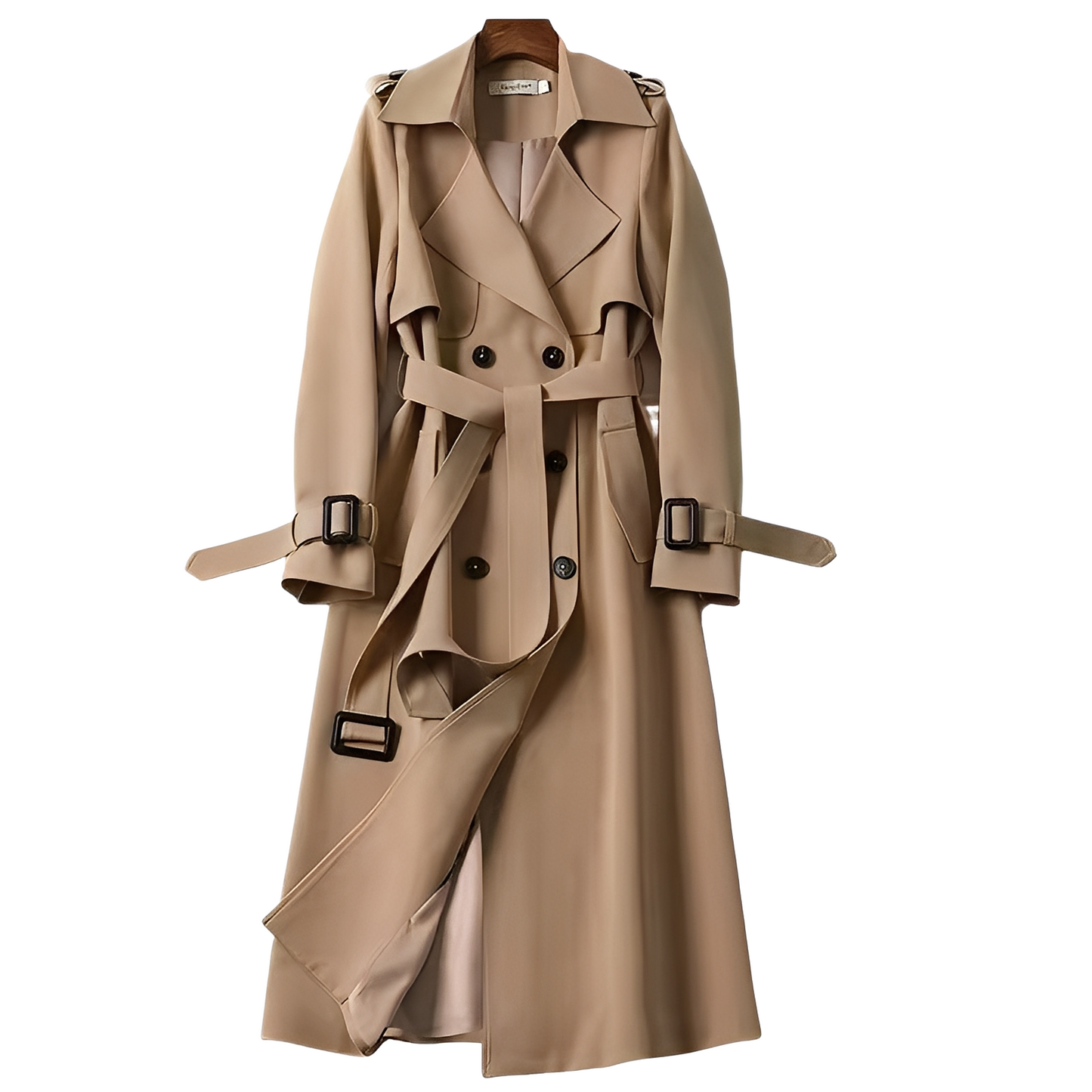 Patricia - Elegant women's trench coat with buttons